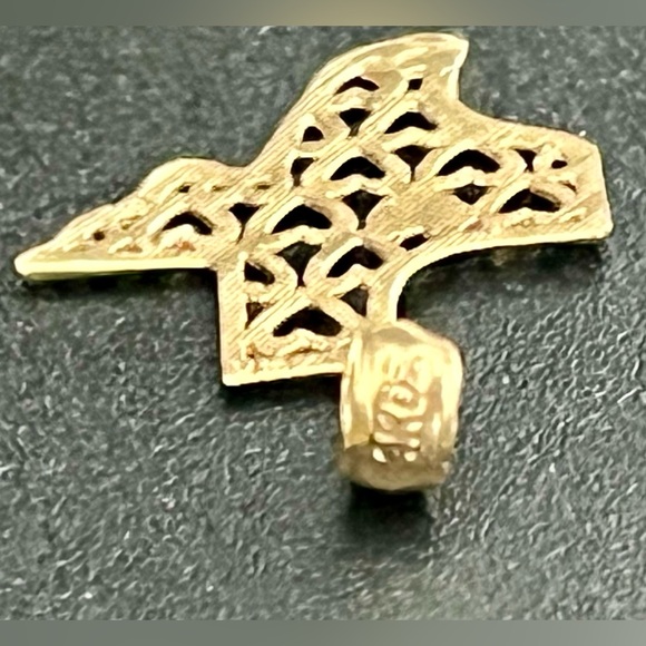 New Solid 14K Deep in the Heart of Texas Necklace Jewelry Charm Pendant - Picture 7 of 11